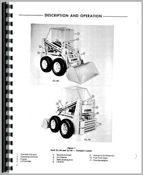 ford cl 20 skid steer specs|ford cl40 skid steer manual.